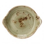 Steelite Performance Craft 19 oz. Green Round Eared Dish - 12/Case