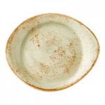 Steelite Performance Craft 19 oz. Green Round Eared Dish - 12/Case