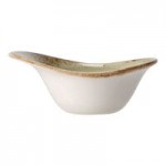 Steelite Performance Craft 19 oz. Green Round Eared Dish - 12/Case