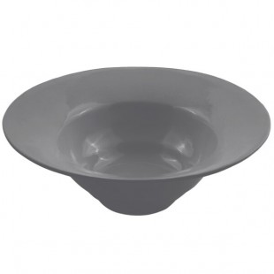Bon Chef 9172 3 Qt. Smoke Gray Sandstone Finish Cast Aluminum Wide Rim Bowl Bon Chef 9172 3 Qt. Smoke Gray Sandstone Finish Cast Aluminum Wide Rim Bowl