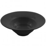 Bon Chef 9172 3 Qt. Smoke Gray Sandstone Finish Cast Aluminum Wide Rim Bowl