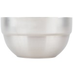 Vollrath 46666 1.7 Qt. Double Wall Stainless Steel Round Satin-Finished Serving Bowl