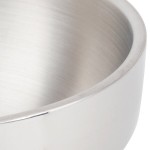 Vollrath 46666 1.7 Qt. Double Wall Stainless Steel Round Satin-Finished Serving Bowl