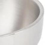 Vollrath 46666 1.7 Qt. Double Wall Stainless Steel Round Satin-Finished Serving Bowl