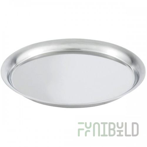 Vollrath 82006 Round Cover for 1.7 Qt. Double Wall Bowl / Metal Display Tray - 7 1/4