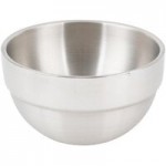 Vollrath 82006 Round Cover for 1.7 Qt. Double Wall Bowl / Metal Display Tray - 7 1/4