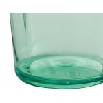 Choice 10 oz. Green Plastic Paneled Tumbler - 12/Pack