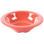 GET B-454-RO Diamond Mardi Gras 4.5 oz. Rio Orange Melamine Bowl - 48/Case