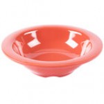 GET B-454-RO Diamond Mardi Gras 4.5 oz. Rio Orange Melamine Bowl - 48/Case