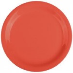 GET B-454-RO Diamond Mardi Gras 4.5 oz. Rio Orange Melamine Bowl - 48/Case