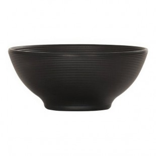 Cal-Mil Charlotte 16 oz. Black Melamine Soup Bowl - 6/Case
