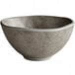 Elite Global Solutions B4582-SVST Santiago 9 oz. Round Silverstone Bowl - 6/Case