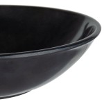 Vollrath 52867 14 oz. Black Melamine Round Serving Bowl