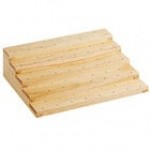 Acopa Mesa 75 Hole Natural Wood Skewer / Cake Pop Holder