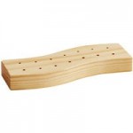 Acopa Mesa 75 Hole Natural Wood Skewer / Cake Pop Holder