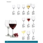 Libbey 3057-1178N Perception 11 oz. Wine Glass with Pour Lines - 24/Case