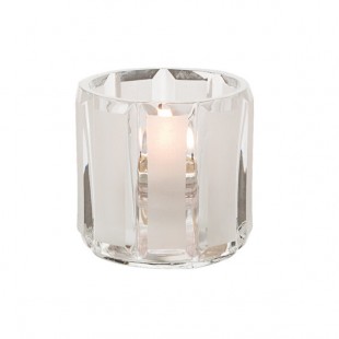 Hollowick 5690CSC Crystal & Satin Glass Tealight Hollowick 5690CSC Crystal & Satin Glass Tealight