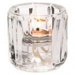 Hollowick 5690CSC Crystal & Satin Glass Tealight Hollowick 5690CSC Crystal & Satin Glass Tealight