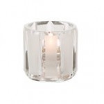 Hollowick 5690CSC Crystal & Satin Glass Tealight Hollowick 5690CSC Crystal & Satin Glass Tealight