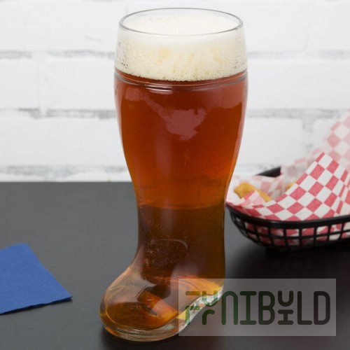 Stolzle Bierstiefel from Global Tableware Collective 35 oz. Beer Boot Glass - 6/Case