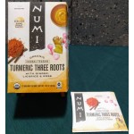 Numi Organic Three Roots Turmeric Tea Bags - 72/Case