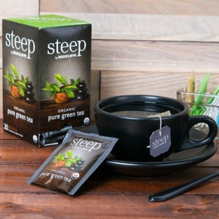 Steep By Bigelow Organic Pure Green Tea Bags - 120/Case Steep By Bigelow Organic Pure Green Tea Bags - 120/Case