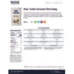 Ken's Foods Pan Asian Sesame Dressing Packet 1.5 oz. - 60/Case Ken's Foods Pan Asian Sesame Dressing Packet 1.5 oz. - 60/Case