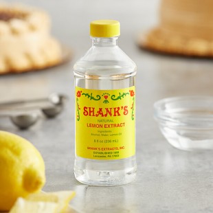Shank's 8 fl. oz. Pure Lemon Extract - 12/Case Shank's 8 fl. oz. Pure Lemon Extract - 12/Case