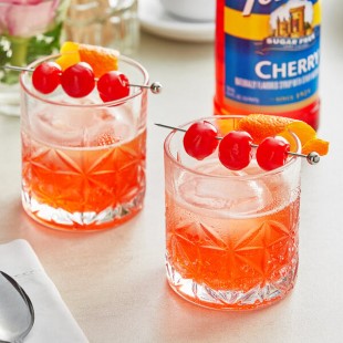Torani Sugar-Free Cherry Flavoring Syrup 750 mL Plastic Bottle