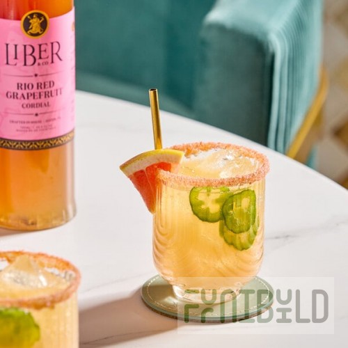 Liber & Co Rio Red Grapefruit Cordial Syrup 750 mL