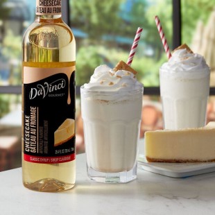 DaVinci Gourmet Classic Cheesecake Flavoring Syrup 750 mL - 4/Case DaVinci Gourmet Classic Cheesecake Flavoring Syrup 750 mL - 4/Case