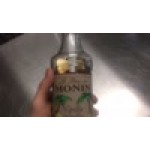 Monin Organic Vanilla Flavoring Syrup 750 mL - 6/Case