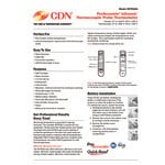 CDN INTP626X ProAccurate HACCP Waterproof Digital Infrared Thermometer with Folding Thermocouple Probe