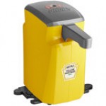 Heinz Keystone 1.5 Gallon Blue Plastic Countertop Ranch Pump Dispenser with Touchless Automatic Dispensing Lid
