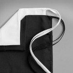 Choice White Polyester Standard Waist Apron with 3 Pockets - 12 Choice White Polyester Standard Waist Apron with 3 Pockets - 12
