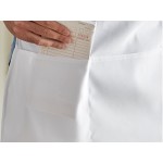 Choice White Polyester Standard Waist Apron with 3 Pockets - 12 Choice White Polyester Standard Waist Apron with 3 Pockets - 12