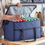 Choice Navy Large Insulated Nylon Cooler Bag (Holds 72 Cans)