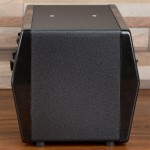 Vollrath 8545-06 Black Two Sided Tabletop Fullfold Limited Napkin Dispenser with Black Faceplate