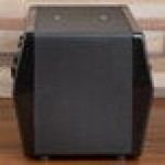 Vollrath 8545-06 Black Two Sided Tabletop Fullfold Limited Napkin Dispenser with Black Faceplate
