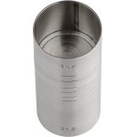 Franmara 8012 BU 1 oz. & 2 oz. Stainless Steel Thimble Measure Franmara 8012 BU 1 oz. & 2 oz. Stainless Steel Thimble Measure