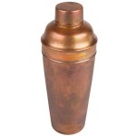 American Metalcraft ACS 24 oz. Satin Antique Copper 3-Piece Cobbler Cocktail Shaker American Metalcraft ACS 24 oz. Satin Antique Copper 3-Piece Cobbler Cocktail Shaker
