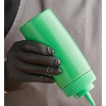 Choice 16 oz. Green Wide Mouth Squeeze Bottle - 6/Pack