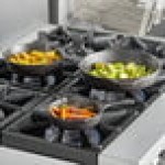 Valor 3-Piece Pre-Seasoned Cast Iron Skillet Set - Includes 6 1/2