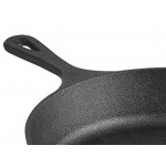 Valor 3-Piece Pre-Seasoned Cast Iron Skillet Set - Includes 6 1/2