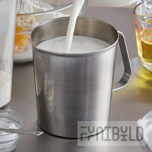 Vollrath 95320 1 Qt. Stainless Steel Graduated Measuring Cup