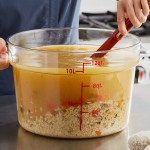 Choice 12 Qt. Clear Round Polycarbonate Food Storage Container