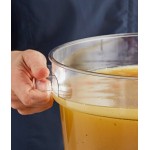Choice 12 Qt. Clear Round Polycarbonate Food Storage Container