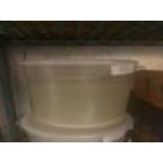 Choice 12 Qt. Clear Round Polycarbonate Food Storage Container