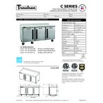 Traulsen CLUC-72F-SD-WTLRR C Series 72 3/16 Traulsen CLUC-72F-SD-WTLRR C Series 72 3/16