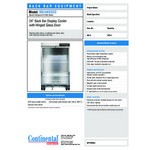 Continental Refrigerator BB24NSSGD 24 Continental Refrigerator BB24NSSGD 24